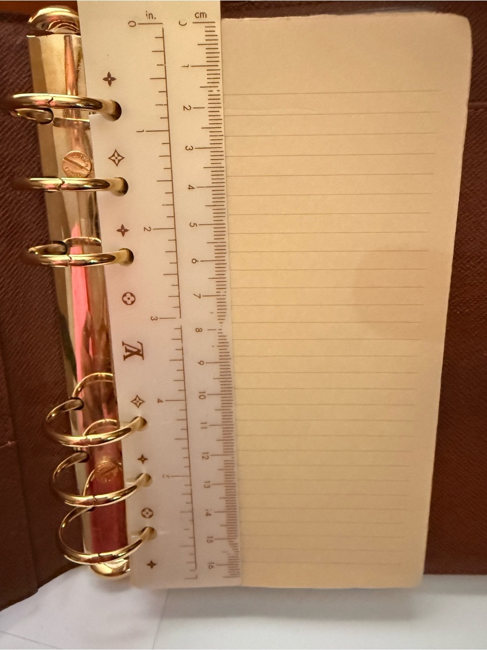 Louis Vuitton Monogram Notebook Agenda Cover in Brown and Tan - Picture 5 of 12